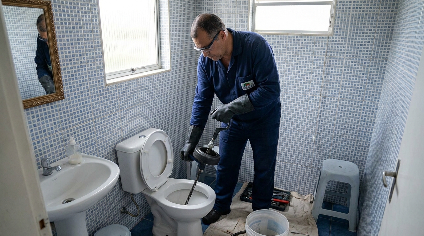 Desentupimento de vaso profissional em Campina Grande‑PB