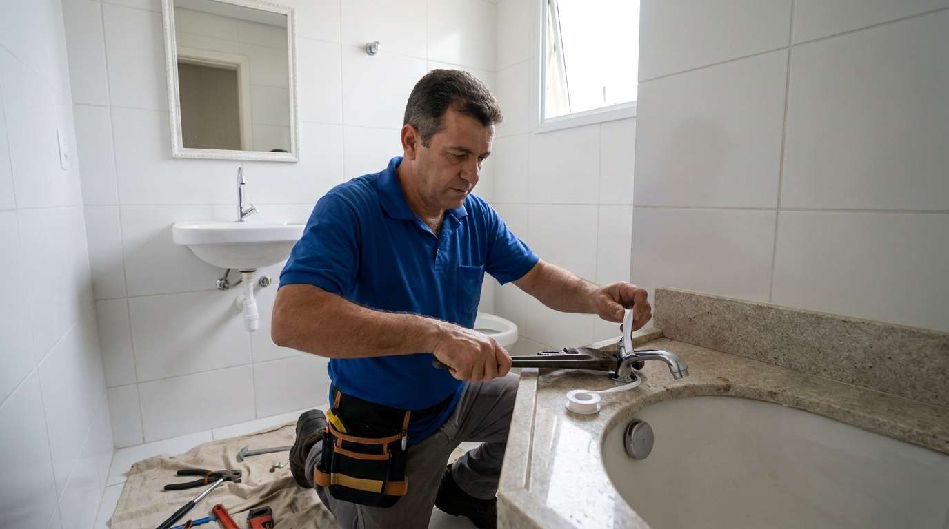 Instalação de torneira de cozinha em Campina Grande‑PB